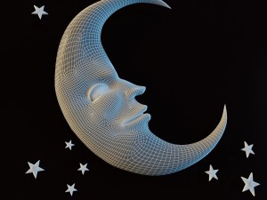 ethnic ornament set - sun and moon Modelo 3D