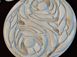ethnic ornament set - yin yang 3D मॉडल