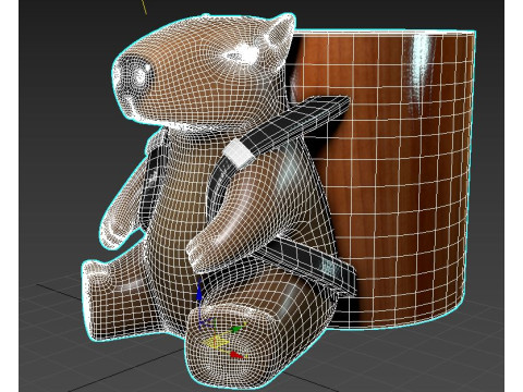 Capybara pencil holder 3D 打印模型