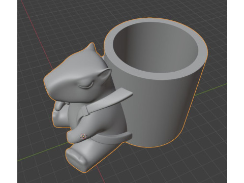 Capybara pencil holder 3D 打印模型