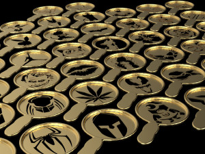 coffee stencils - templates Model do druku 3D