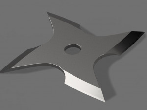 ninja shuriken 3D Print Model