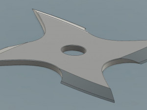 ninja shuriken 3D 프린트 모델