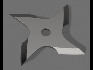 ninja shuriken 3D 프린트 모델