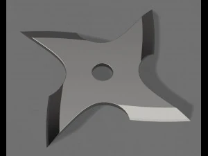 ninja shuriken 3D Print Model