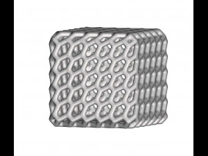 patterned cube 3D Model