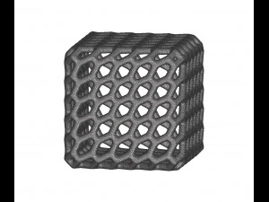 patterned cube 3D Model