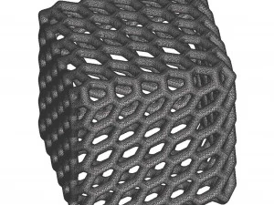 patterned cube 3D Model