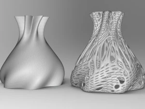 Vase Voronoi 1 3D Model