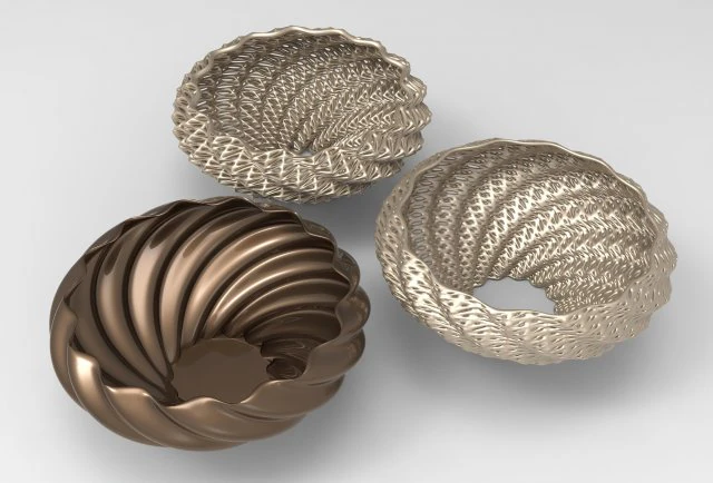Vase Voronoi 2 3D Model .c4d .max .obj .3ds .fbx .stl .blend 