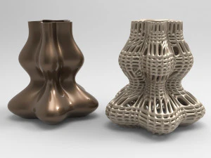 Vase Voronoi 3 3D Model