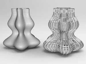 Vase Voronoi 3 3D Model