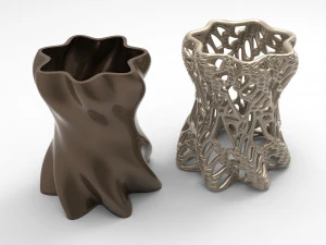 Vase Voronoi 6 3D Model