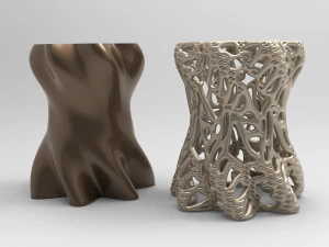 Vase Voronoi 6 3D Model