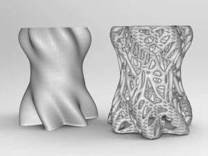 Vase Voronoi 6 3D Model