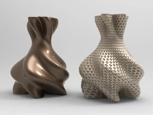 Vase Voronoi 7 3D Model