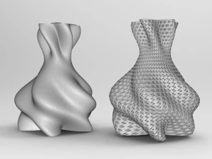 Vase Voronoi 7 3D Model