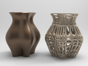 Vase Voronoi 8 3D Model