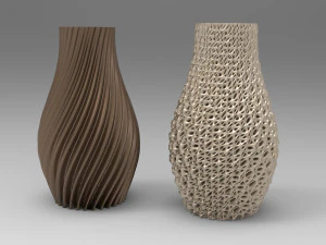 Vase Voronoi 9 3D Model