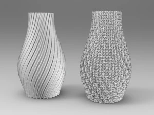 Vase Voronoi 9 3D Model