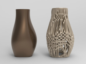 Vase Voronoi 10 3D Model