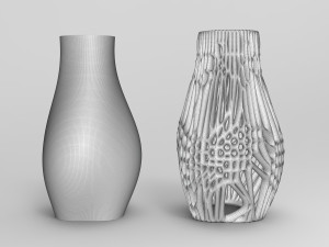Vase Voronoi 10 3D Model