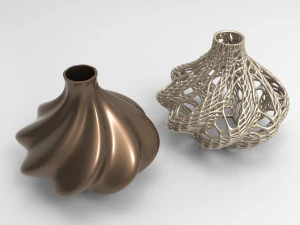 Vaso Voronoi 11 Modelo 3D