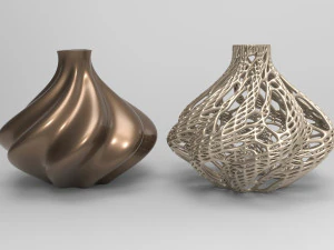 Vase Voronoi 11 3D Model