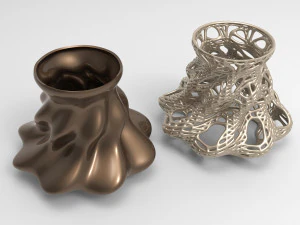 Vaso Voronoi 12 Modelo 3D