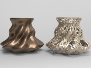 Vase Voronoi 12 Modelo 3D