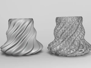 Vase Voronoi 13 3D Model