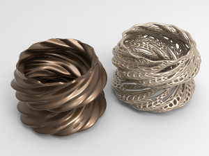Vase Voronoi 15 Model 3D