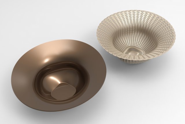 Vase Voronoi 16 3D Модель .c4d .max .obj .3ds .fbx .stl .blend 