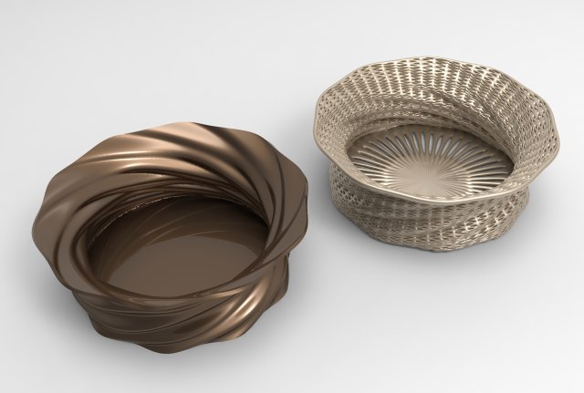 Vase Voronoi 18 Model 3D .c4d .max .obj .3ds .fbx .stl .blend