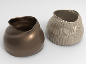 Vase Voronoi 19 Model 3D
