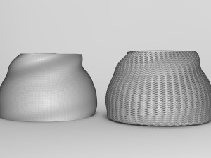 Vase Voronoi 19 3D Model