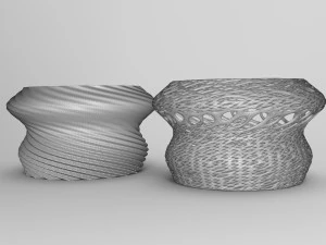 Vase Voronoi 20 3D Model