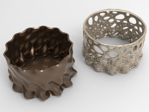 Vase Voronoi 22 Model 3D