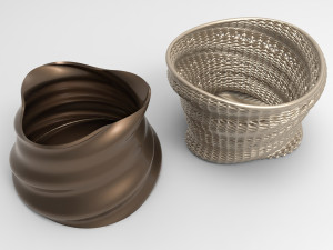 Vase Voronoi 25 3D Model