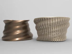 Vase Voronoi 25 3D Model