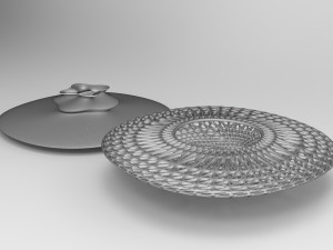 Vase Voronoi 26 Model 3D