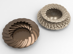 Vase Voronoi 27 Model 3D
