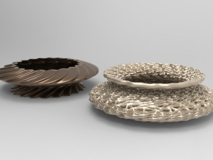 Vase Voronoi 27 3D Model