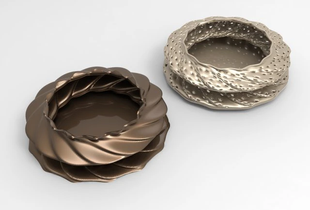 Vase Voronoi 31 3D Model .c4d .max .obj .3ds .fbx .stl .blend 