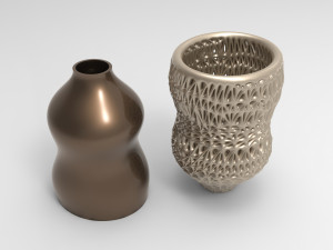 Vase Voronoi 33 3D Model