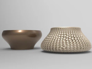 Vase Voronoi 35 3D Model