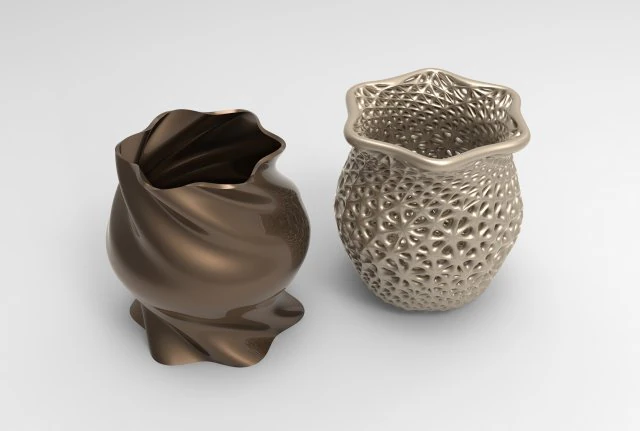 Vase Voronoi 36 3D Model .c4d .max .obj .3ds .fbx .stl .blend