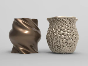 Vase Voronoi 36 3D Model