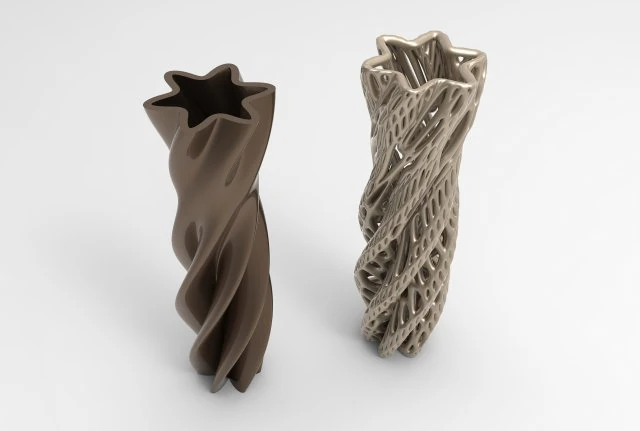 Vase Voronoi 37 3D Model .c4d .max .obj .3ds .fbx .stl .blend 