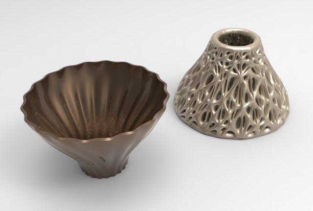 Vase Voronoi 38 3D मॉडल .c4d .max .obj .3ds .fbx .stl .blend 